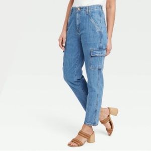 Baggy utility style jeans